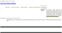 Desktop Screenshot of peluqueriabuhos.com